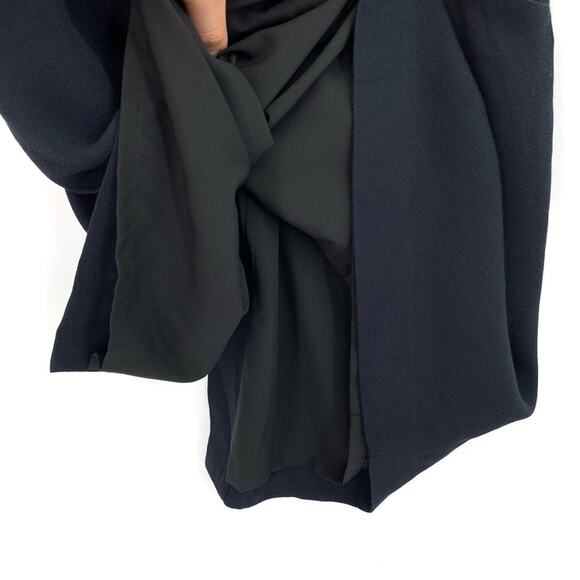 BARNEYS NEW YORK Cut Out Sheath Dress Navy Blue 6 - Picture 6 of 12